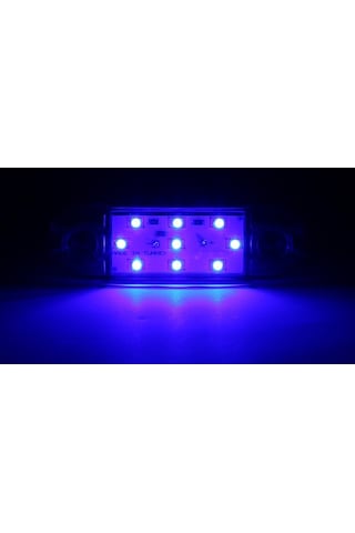 9 Ledli Oval Parmak Led Lamba 12-24 Volt 1 Adet