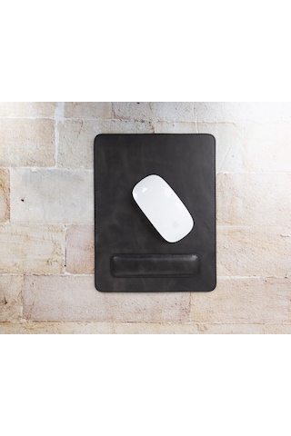 Comfy Bileklikli Deri Mouse Pad VS4EF Gri