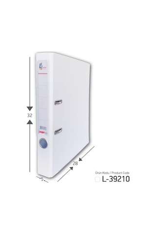 Laçin Klasör Beyaz Dar 30 Adet 1 Koli