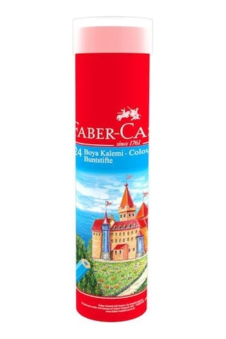 Faber-Castell Kuru Boya Kalemi Metal Tüp Kutu 24 Renk Faber-Castell Kuru Boya Kalemi Metal Tüp Kutu 24 Renk