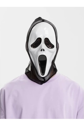Kapşonlu Çığlık Maskesi Scream Maskesi 33x21 Cm 12+