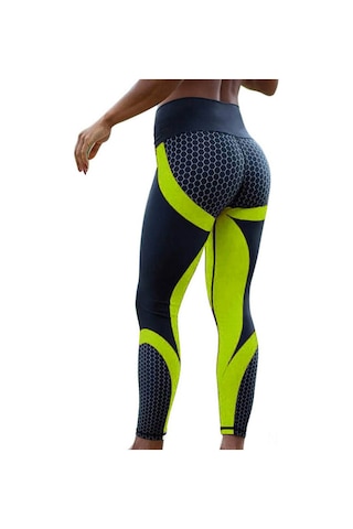 Springsun Yüksek Bel Gövde Tonlama Fitness Taytları - Sarı L Beden, Hızlı Kuruyan, Hafif, Dayanıklı Outdoor Spor Eşyası Diğer