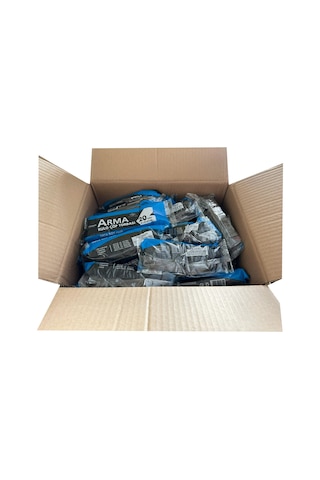 Arma Orta Boy Çöp Torbası Poşeti Siyah 30 L 10 x 20'li 55 x 60 CM