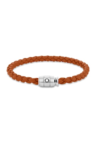 Montblanc Meisterstück Koleksiyonu Paslı Deriden Çelik 3 Halkalı Kiremit