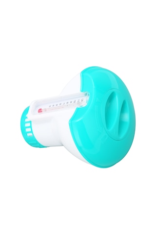 Dofolink Halkaçık Su Temizleyici Ve Termometreli Yüzme Havuzu Klor Tablet Dağıtıcı - Yeniden Kullanılabilir Pp Malzeme İle Göl Mavisi Diğer