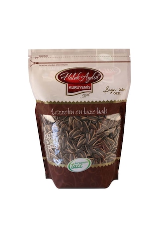 Haluk Aydın Kuruyemiş  Kavrulmuş Yerli Tuzsuz Siyah Ay Çekirdeği 500 G