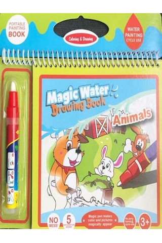 Magic Water Sihirli Boyama Kitabı Hayvanlar Alemi