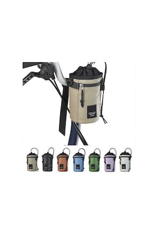 Uiowoo Profesyonel 3'lü Bisiklet Çantası Seti-0 Su Geçirmez & Termal - Katlanır, Hafif, Dayanıklı - Her Bisklete Uyumlu Haki