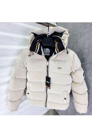 Hugo Boss Erkek Kışlık Mont Beyaz