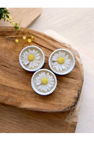Bernami Mum Pinterest 3'lü Papatya Mum Seti Diğer