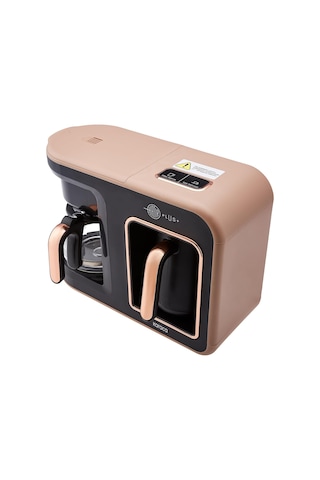 Hatır Plus 2 In 1 Kahve Makinesi Rosie Brown Çok Renkli