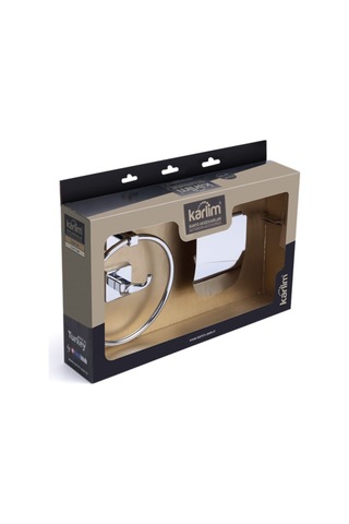 Mesateknik Milet Serisi Krom Banyo Aksesuar Seti 3'lü Krom