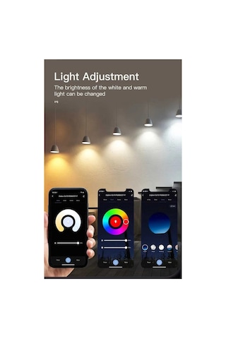 Nymane Duvar Lambası Uyumlu Ampul Gu10 Rgb Led Smart Wifi Diğer