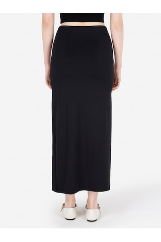 Colin's Colins Dar Kesim Yırtmaçlı Siyah Kadın Etek Cl1071669 Q1.v1 Blk Siyah