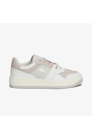 Tommy Hilfiger Tommy Jeans Retro Basket Tonal Kadın Gri Sneaker Düz En0en02606 Gri