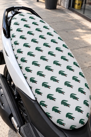 Timsah Desenlı Kumas Penye Motorsiklet Sele Kılıfı 1.kalite Likrali Penye Yıkanabilir