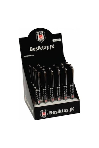 1 Adet Roller Tükenmez Kalem Mavi Mürekkepli Çok Renkli