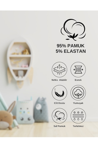 Alya Underwear Kız Çocuk Kalpli Dokuma Lastik Pamuklu Kumaş Slip Külot 5'li Paket 5 Adet Beyaz P05