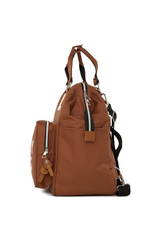 Bagmori Baby Bag Baskılı Cepli Anne Bebek Bakım Sırt Çantası