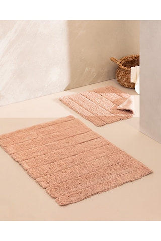 Madame Coco Bleuet Banyo Paspası - Pudra - 60x100 Cm Bapa0000000010 Pudra