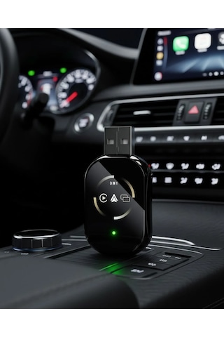 Cn Araç İçi Kablosuz Carplay Android Auto Airplay Adaptörü