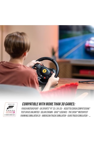 Thrustmaster T98-x Ferrari 296 Gts Yarış Direksiyonu Xbox Series X S, Xbox One Ve Pc Uyumlu Resmi Ferrari Lisanslı, 1:1 Ölçekli Replika