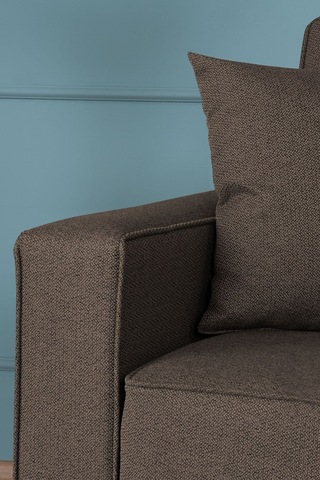 Kilim Mobilya Vela Köşe Uzanmalı Yataklı Köşe Takımı Kahverengi