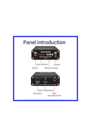 Vkemall Punta Kaynak Makinesi Mini Nokta Kaynak Makinesi Taşınabilir Kendin Yap Nokta Kaynak Makinesi 9 Vites Siyah