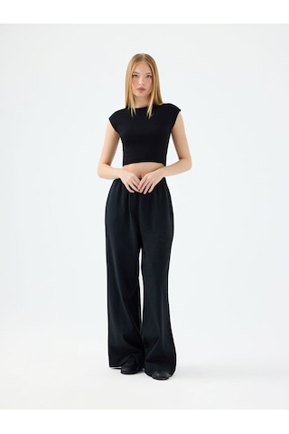 LOFT Regular Fit Kadın Pantolon Lf2038407 Q1.v1 Siyah