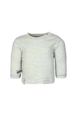 Organicera Organik Uzun Kollu Tshirt,Aqua Melange Çizgili (435388661) Çok Renkli