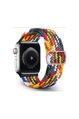 Watch 42-44-45Mm Uyumlu 7,6,Se,5,4 Seri Örgülü Solo Döngü