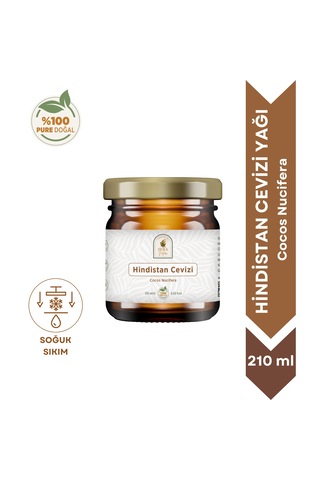 Hindistan Cevizi Yağı 210 Ml. %100 Saf