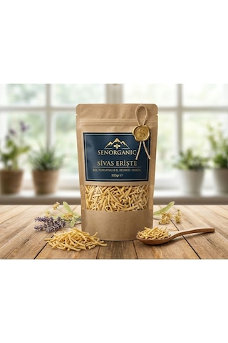 Sen Organic Gurme Serisi Sivas El Kesmesi Erişte 500 G