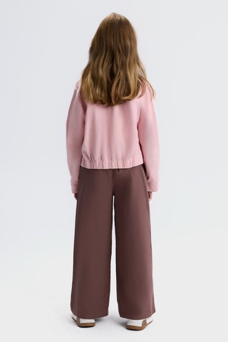 Xo Kids Kız Çocuk 3lü Alt Üst Kombin Takmı 8-14 Yaş Set0505 Kahverengi