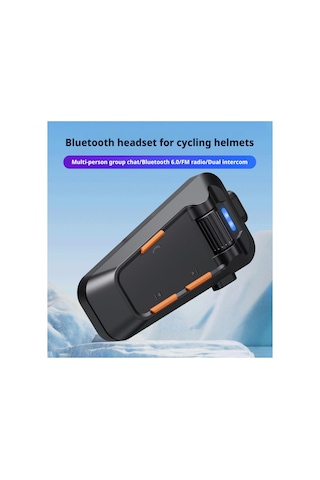 Universal Çoklu Bağlantı Intercom Motosiklet Kask Kulaklığı Bluetooth 6.0 Fm Radyolu Kulaklık 520 Mt