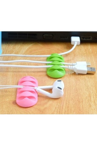 Larimar Kablo Tutucu 5 Kanallı 3 Adet - 9052127423393lmr Çok Renkli