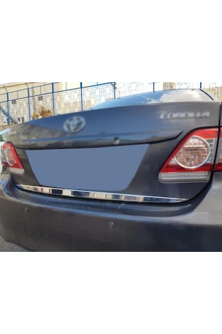 Toyota Corolla Formlu Krom Bagaj Alt Çıta 2007-2013 Paslanmaz Çel N11.2255