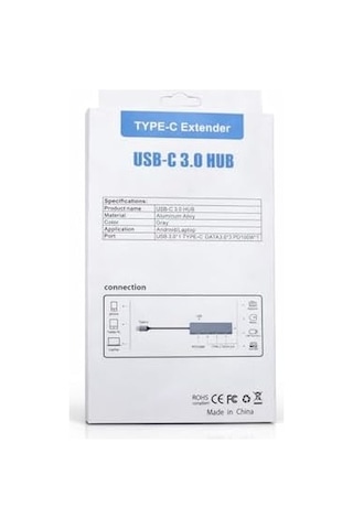 Usb-c 3.0 Hub Çoklayıcı Type-c Extender 5gbps Hızlı Veri Aktarım Pd 100w Şarj Destekli Usb Çoklayıcı Adaptör Laptop Tablet Telefon İçin Usb 3.0 Çoklu Port Dönüştürücü Ads-311 Acı Kahverengi