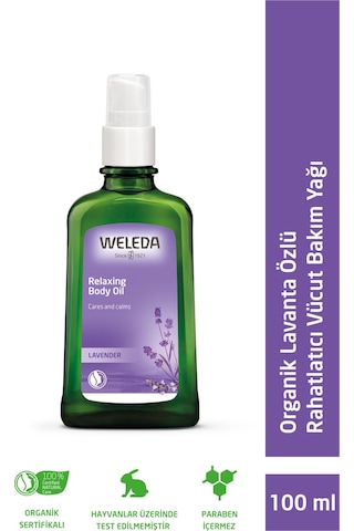 Weleda Organik Lavanta Özlü Vücut Bakım Yağı 100ml