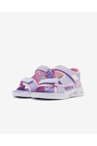 Skechers Sola Glow Sandal Büyük Kız Çocuk Mor Işıklı Sandalet 303024l Lvlp Mor