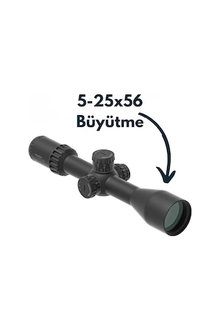 Vector Optics Tauron 5-25x56 Hd Mıl Dürbün Scff-71 Siyah