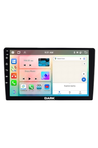 Dark 10" Ips Android 13, 4gb Ram 64gb Hafıza 2dın Carplay & An...