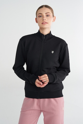 Hummel Pulse Female Fermuarlı Sweatshırt 922423-2001 Siyah