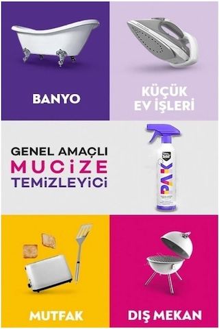 Selsil Pak Mucize Köpük Sprey Yüzey Temizleyici 500 ML