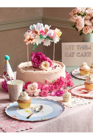 Meri Meri - Flower Bouquet Cake Topper - Çiçek Buketi Pasta Süsü Tüm Yaşlar