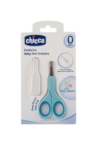 Chicco Bebek İçin Mavi Kapaklı Tırnak Makası Mavi