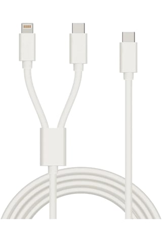 Schitec SCHSX31C 2 İn1 5A 120 W Type-C Type-C Lightning Hızlı Şarj Kablosu 120 CM