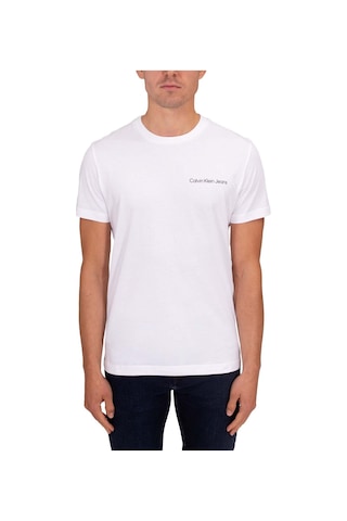 Calvin Klein Calvın Kleın Erkek T-shırt J30j322547-yaf Beyaz
