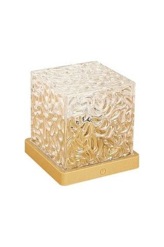 Novahub Usb/batarya Şarjlı 16 Renkli Uzaktan Kumandalı Döner Su Dalgası Led Lamba Çok Renkli