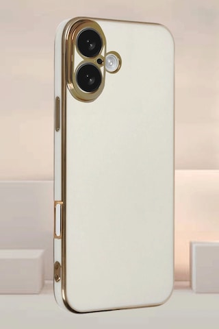 Newface - 644 - iPhone Uyumlu 16 Kılıf Volet Silikon - Csmo-tex - - Beyaz